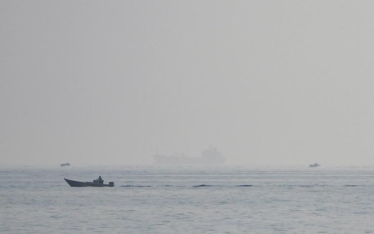 Vessels at the Strait of Hormuz