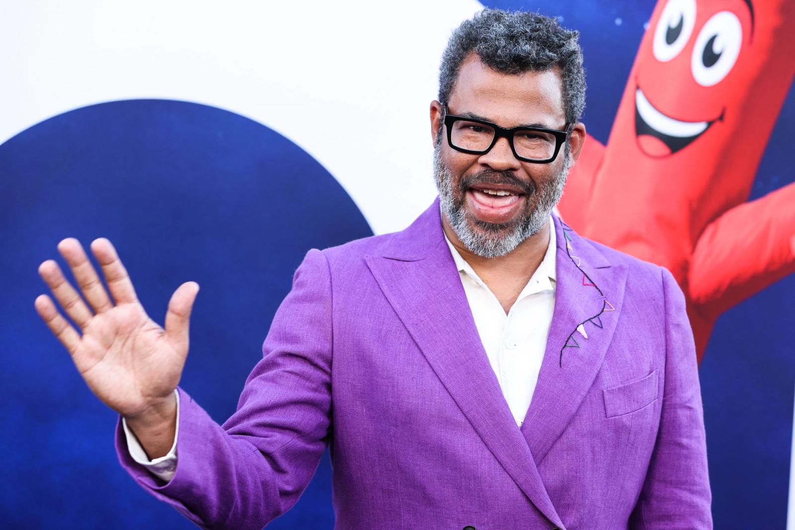 Jordan Peele arrives at the World Premiere Of Universal Pictures' 'Nope' held at the TCL Chinese Theatre IMAX