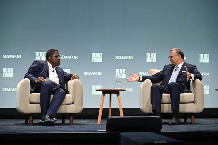 Massad Boulos (right), the US State Department’s senior Africa adviser.