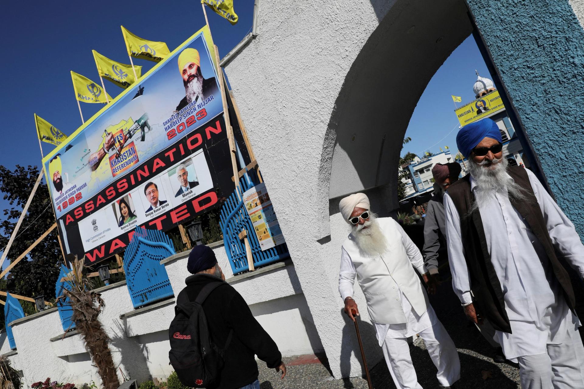 A Sikh temple in British Columbia.