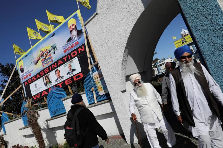 A Sikh temple in British Columbia.