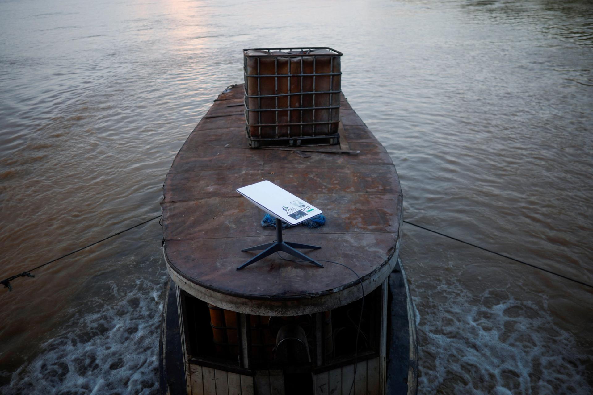 A Starlink satellite in Brazil