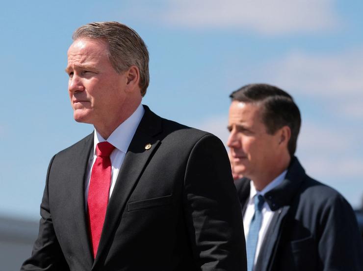 Jon Husted and Bernie Moreno