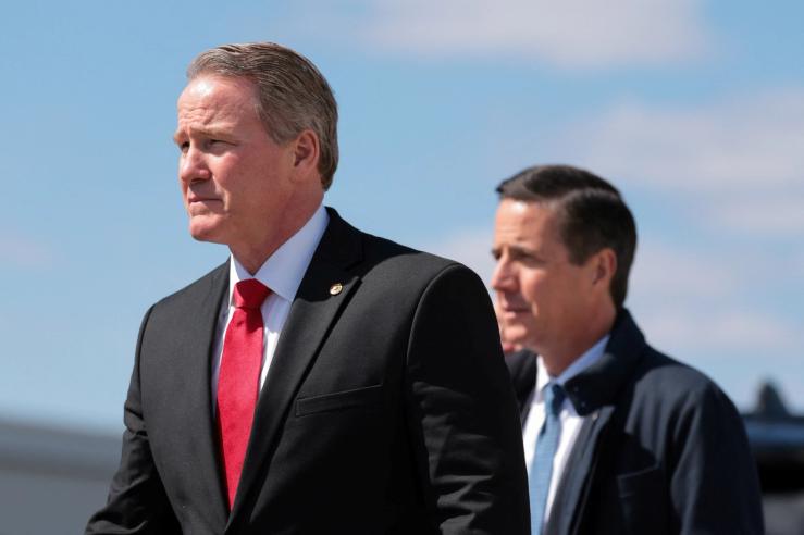 Jon Husted and Bernie Moreno