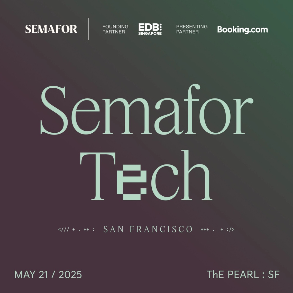 A graphic promoting Semafor’s Tech event.
