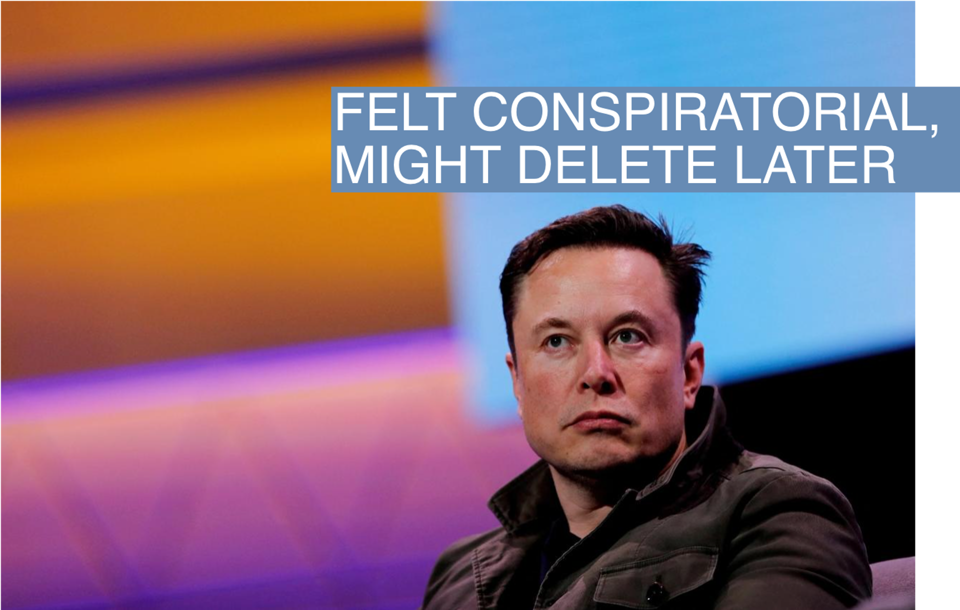 Elon Musk at an event in 2019.