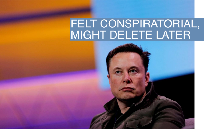 Elon Musk at an event in 2019.