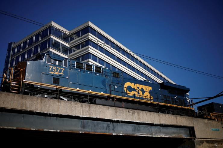 A CSX train