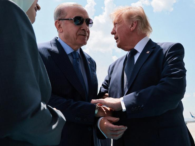 US President Donald Trump and Turkish President Recep Tayyip Erdoğan