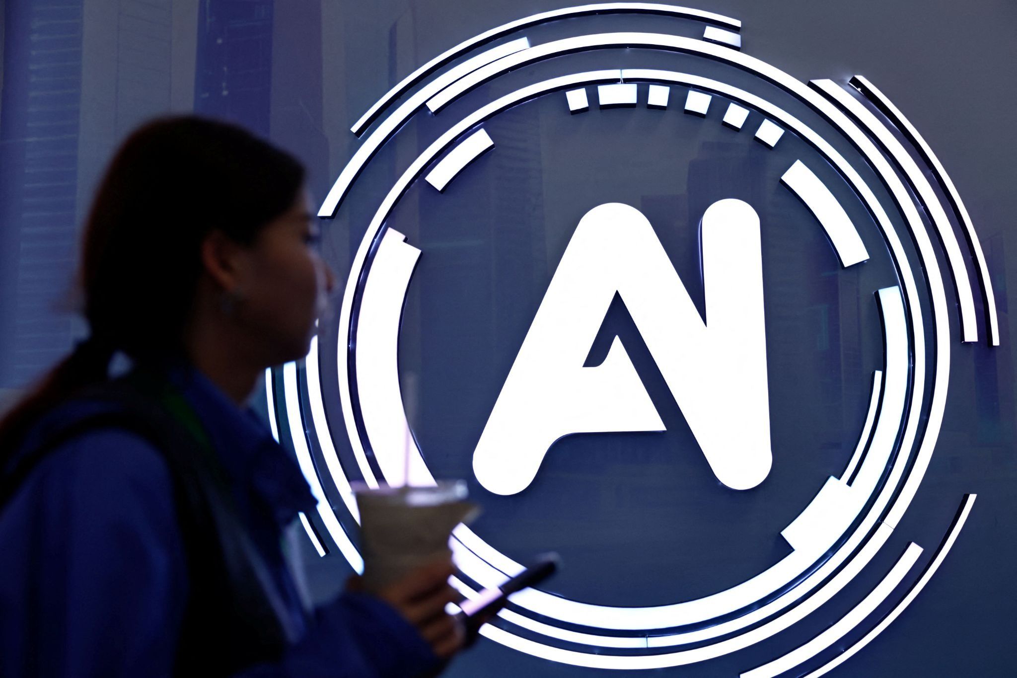 An AI conference in China. 