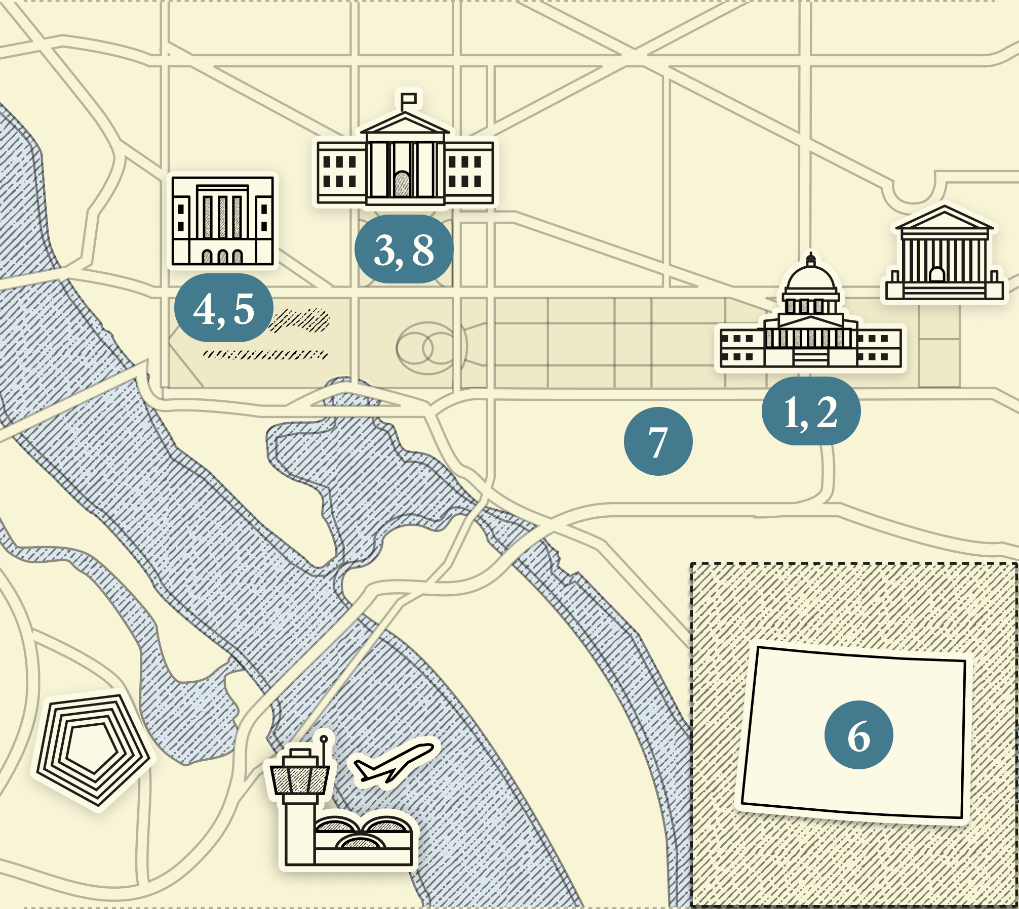 A map of DC.