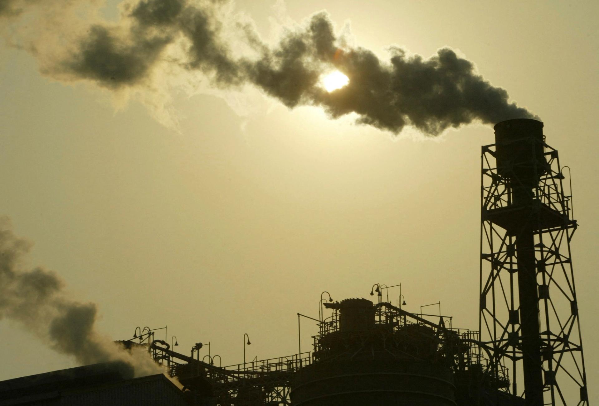 A view of an oil refinery in Taiwan’s southern city of Kaohsiung