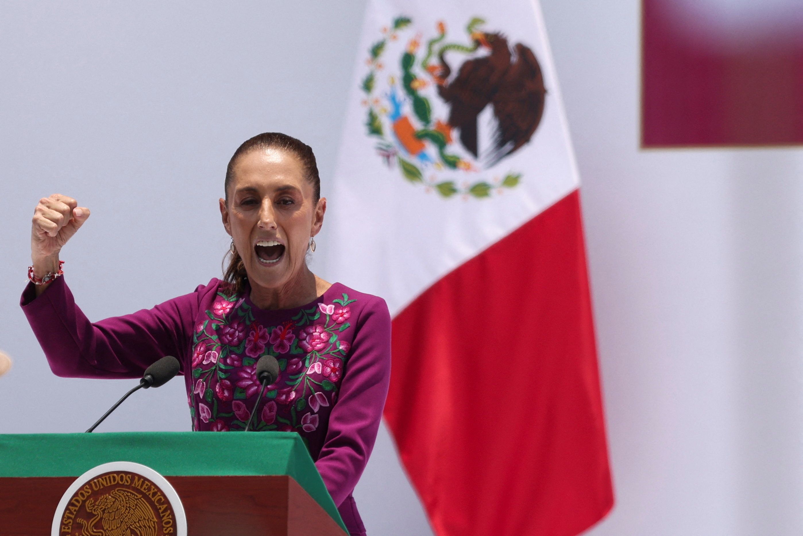 Mexico’s President Claudia Sheinbaum. 