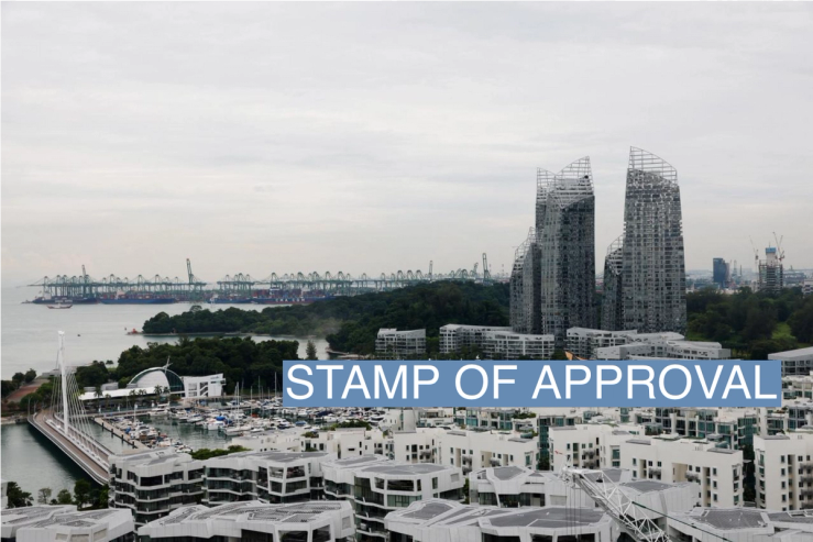A view of Reflections at Keppel Bay condominium project in Singapore July 6, 2023.