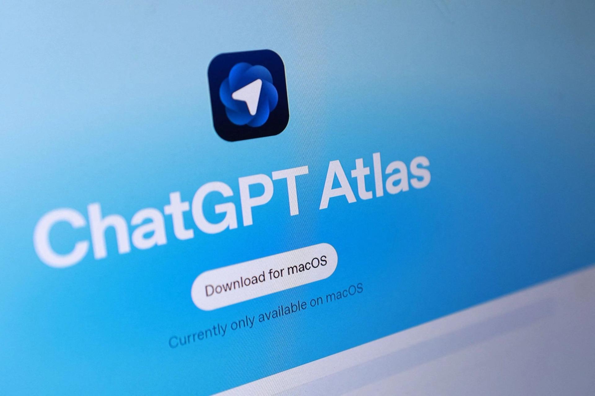 ChatGPT Atlas splash page