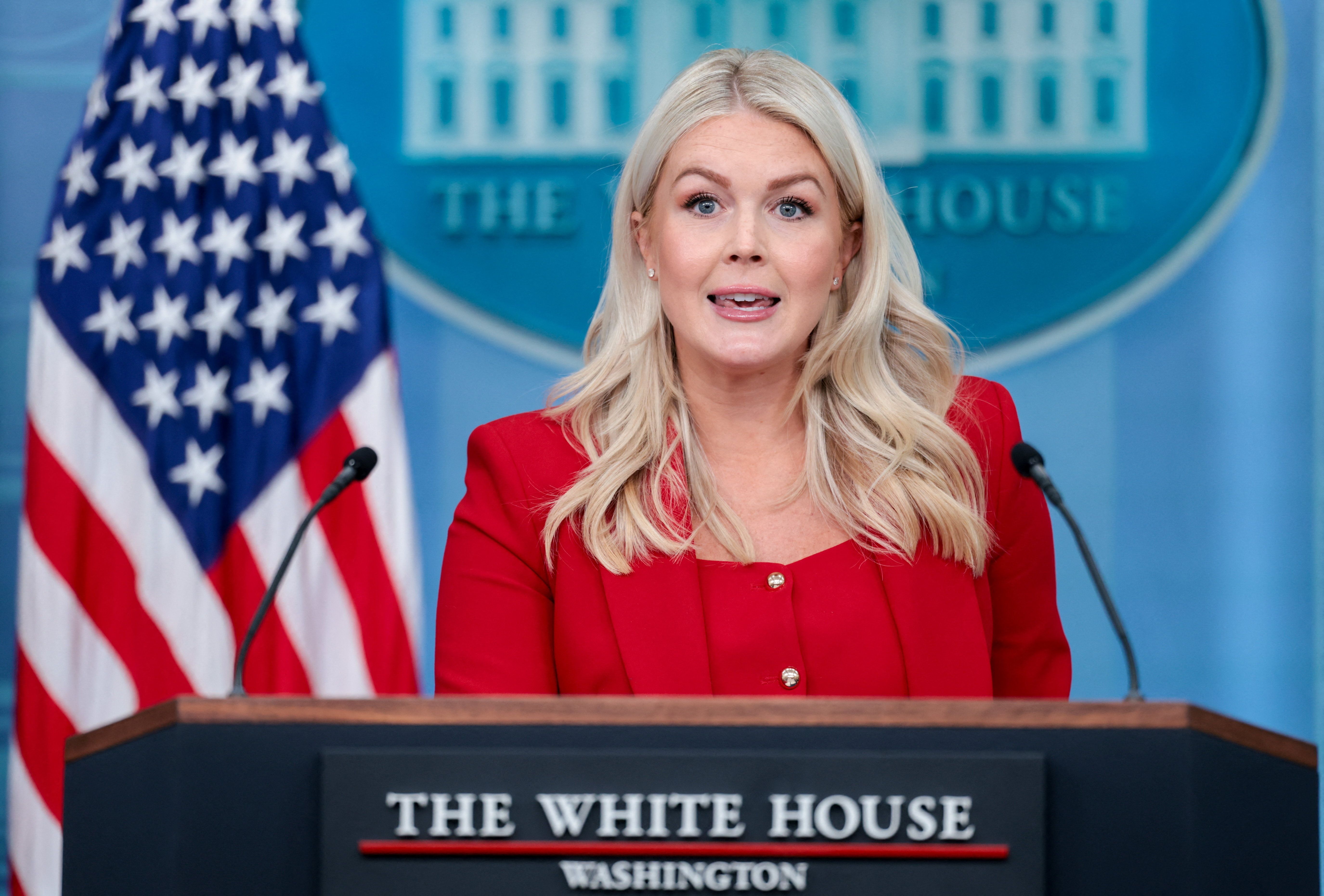 White House Press Secretary Karoline Leavitt