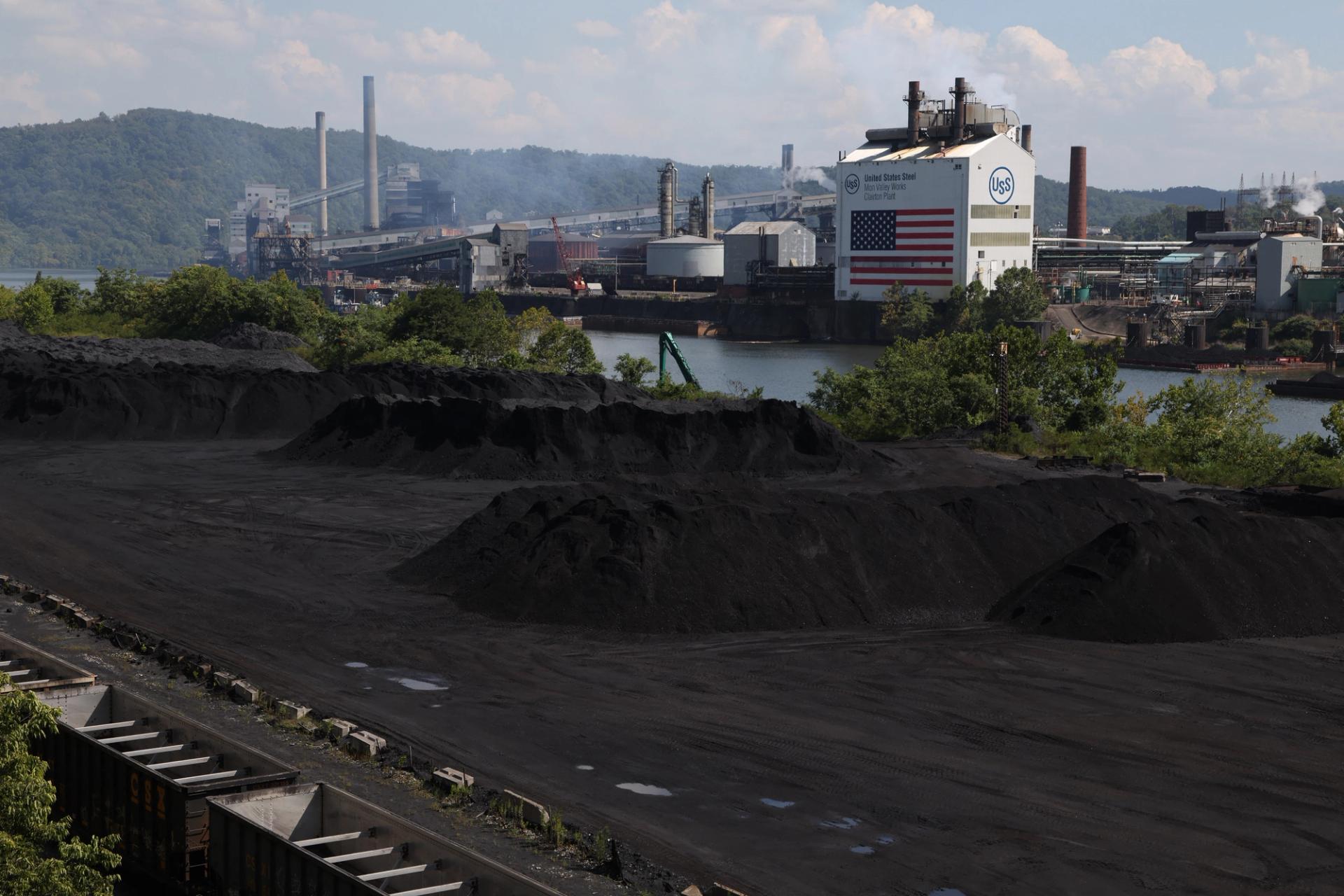 US steel plant. 