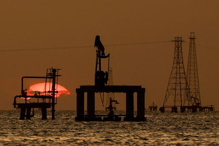 Oil rig in Venezulea