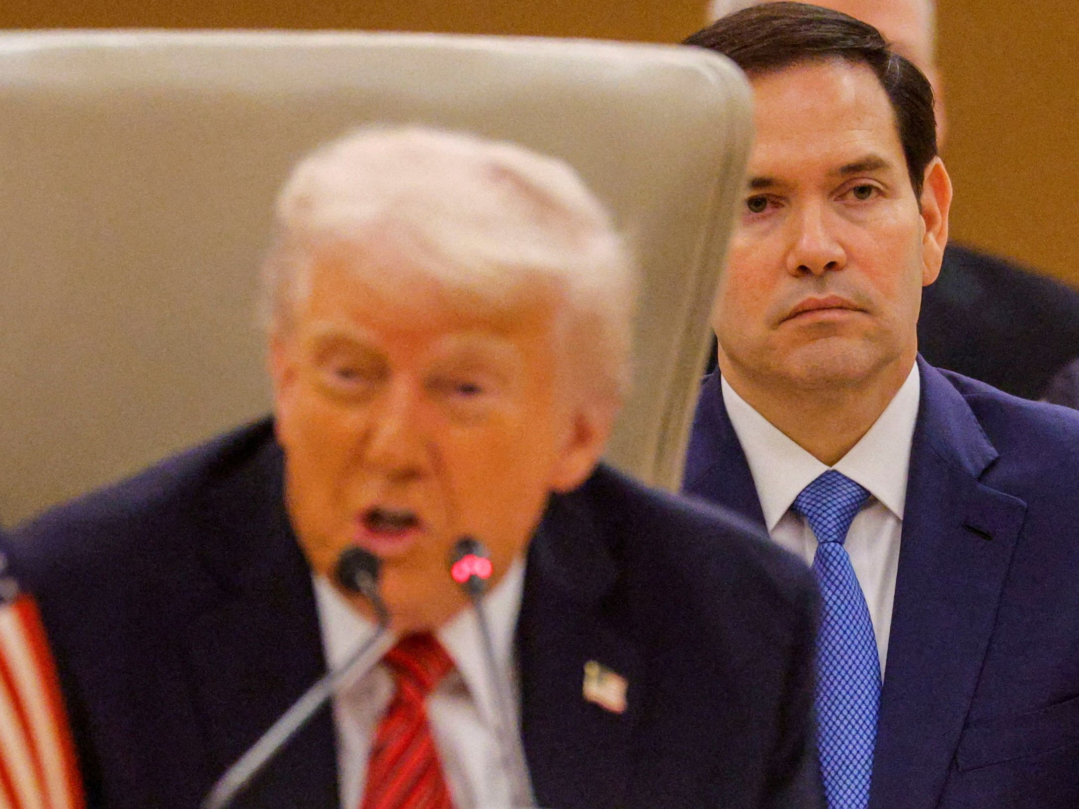 Marco Rubio and Donald Trump