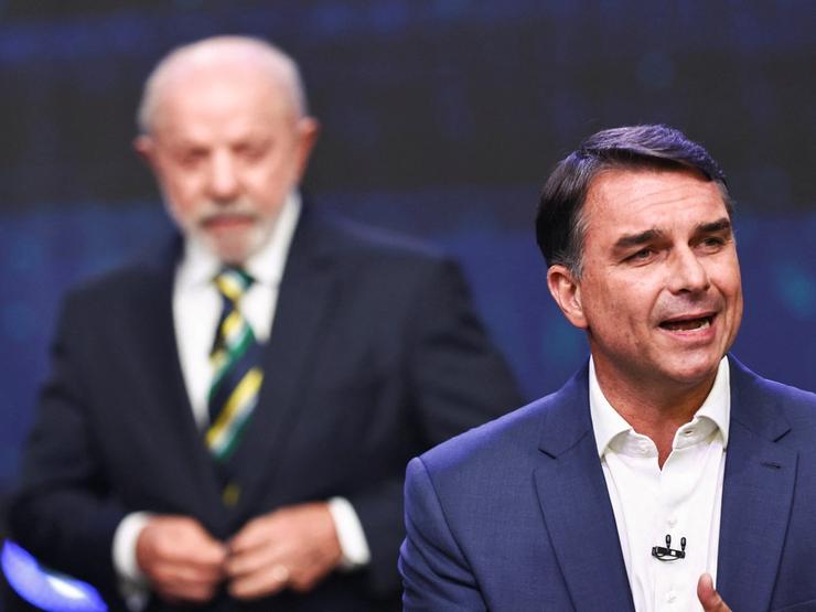 Lula and Bolsonaro.