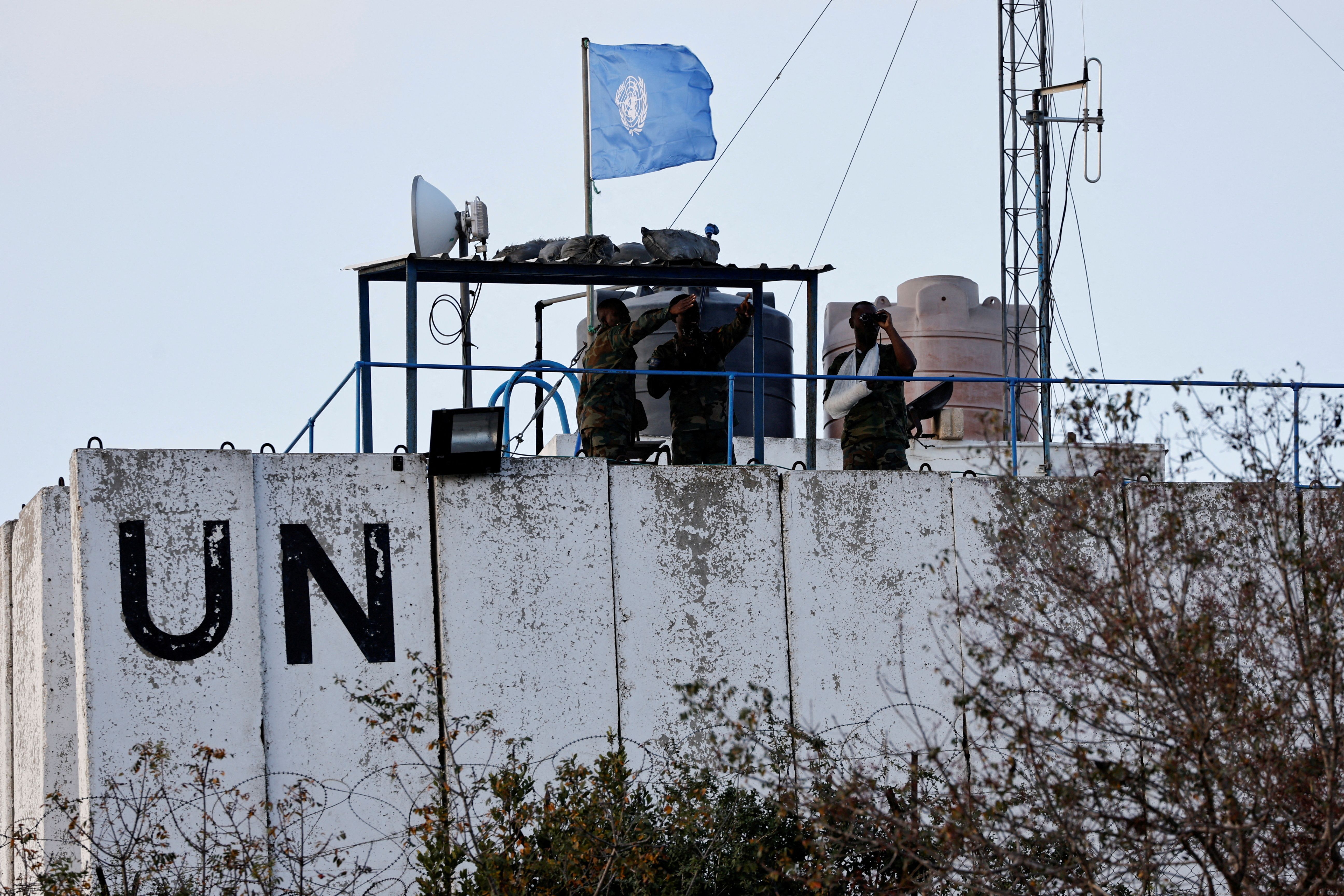 United Nations peacekeeping mission base in Lebanon.