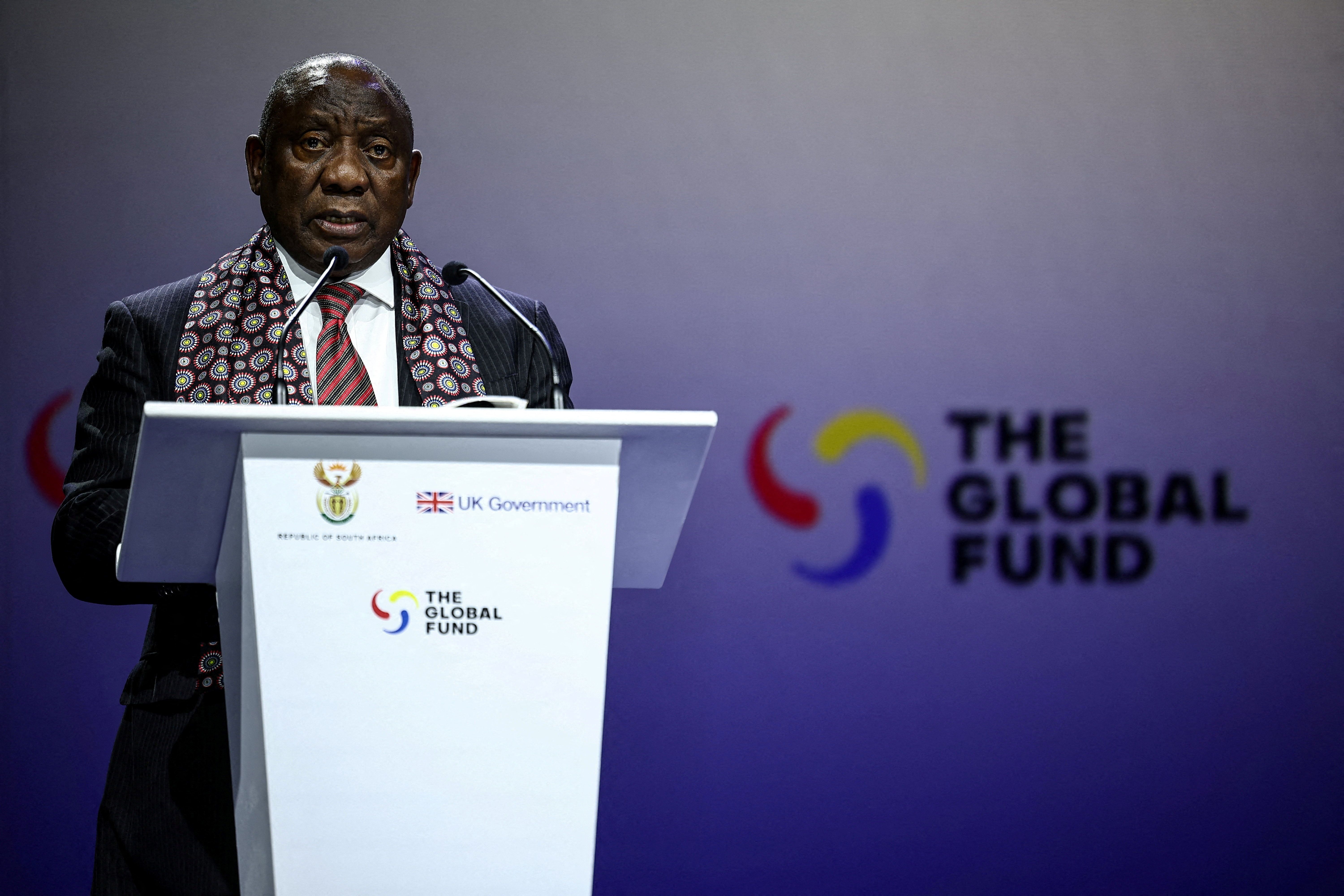 South Africa’s President Cyril Ramaphosa.