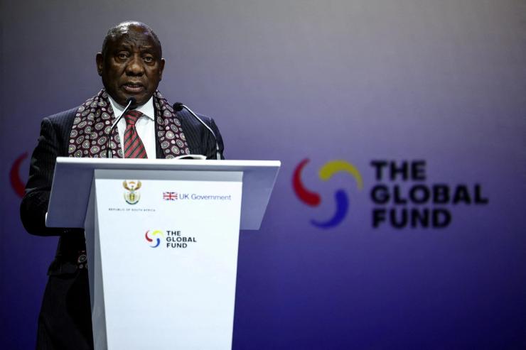 South Africa’s President Cyril Ramaphosa.