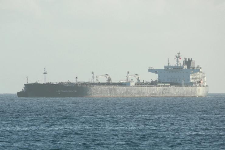 Russian-flagged oil tanker Anatoly Kolodkin.