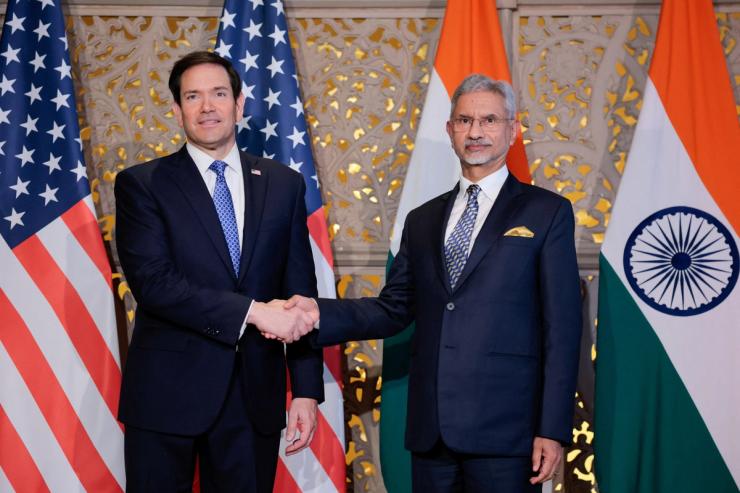 US Secretary of State Marco Rubio and India’s Foreign Minister Subrahmanyam Jaishankar