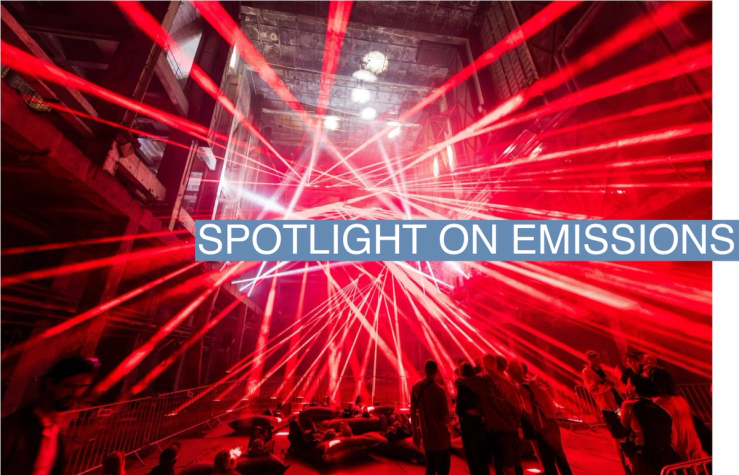 Festivalgoers attend the INOTA music and visual arts festival at an abandoned thermal power plant in Varpalota, Hungary, August 31, 2023. REUTERS/Marton Monus