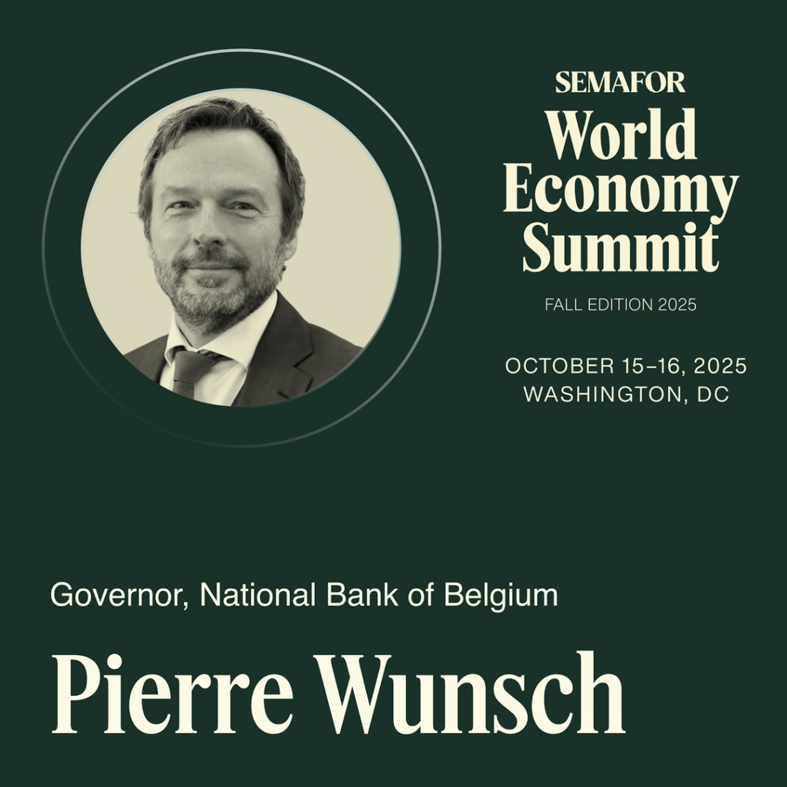 Promotion poster for Semafor’s World Economy Summit.
