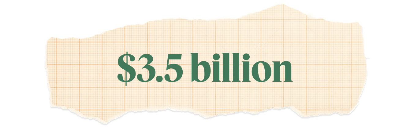 $3.5 billion.