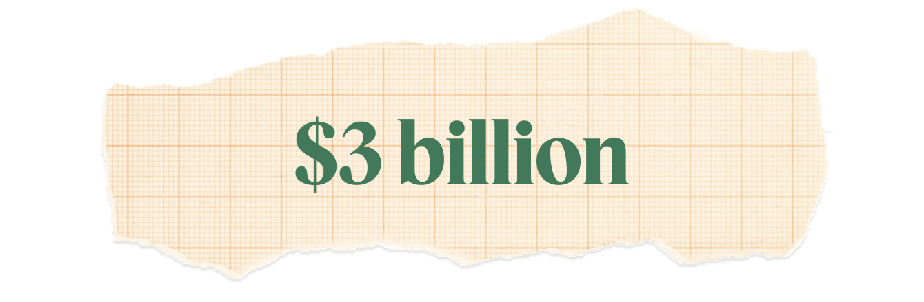 $3 billion.