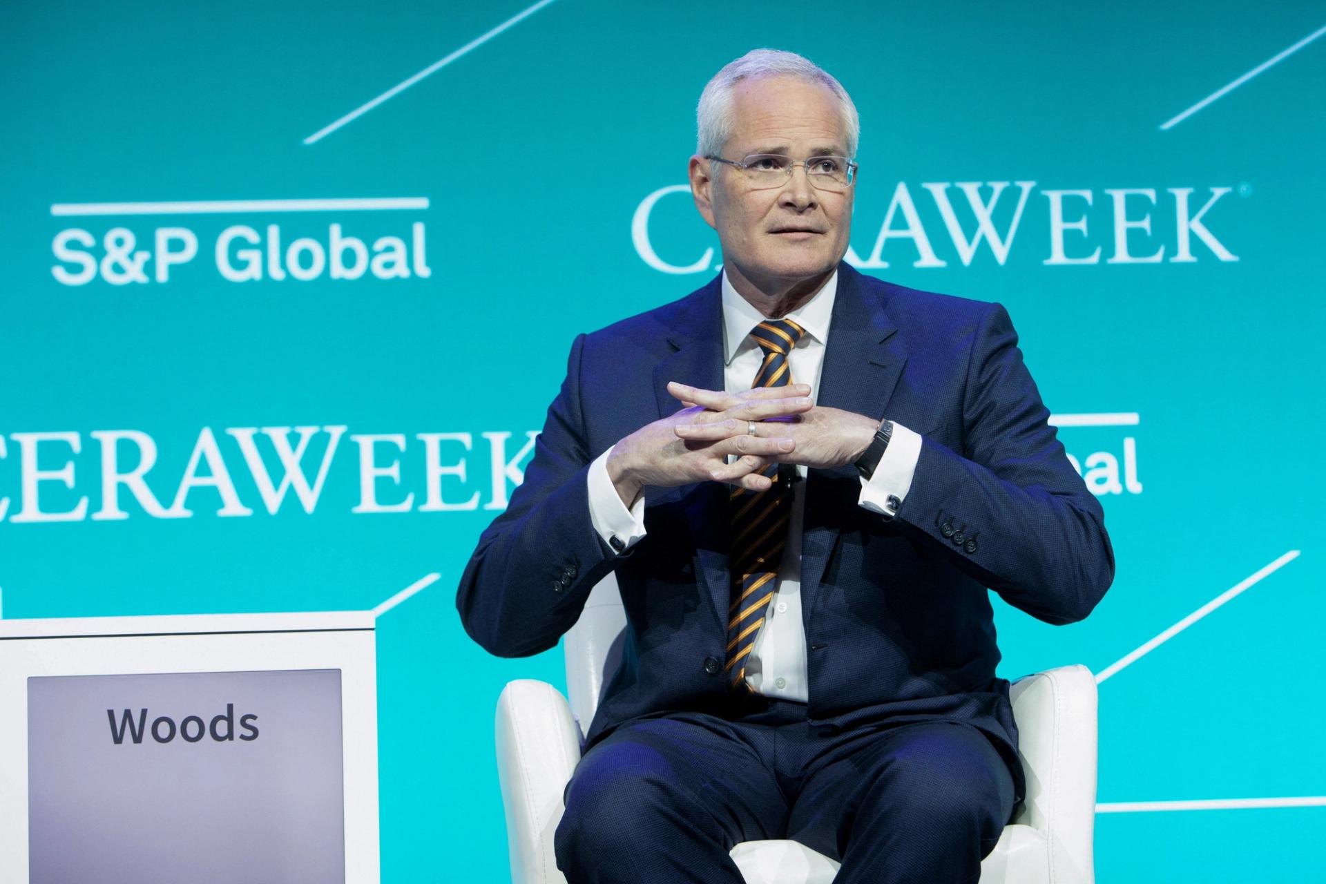 Darren Woods, chairman and chief executive officer of the Exxon Mobil Corporation.