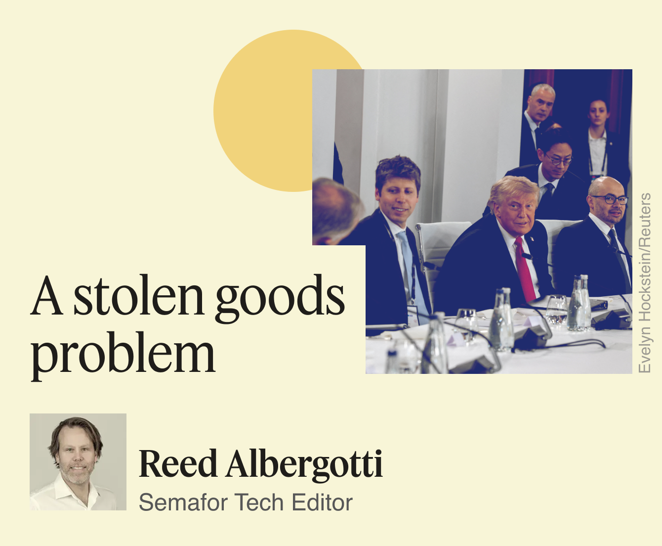 A stolen goods problem.