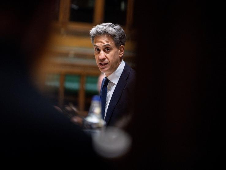 UK Foreign Secretary Ed Miliband