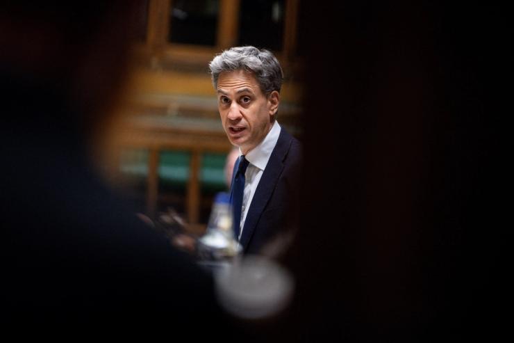 UK Foreign Secretary Ed Miliband