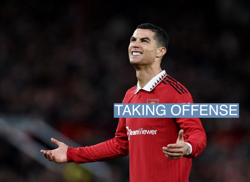 Manchester United’s Cristiano Ronaldo.