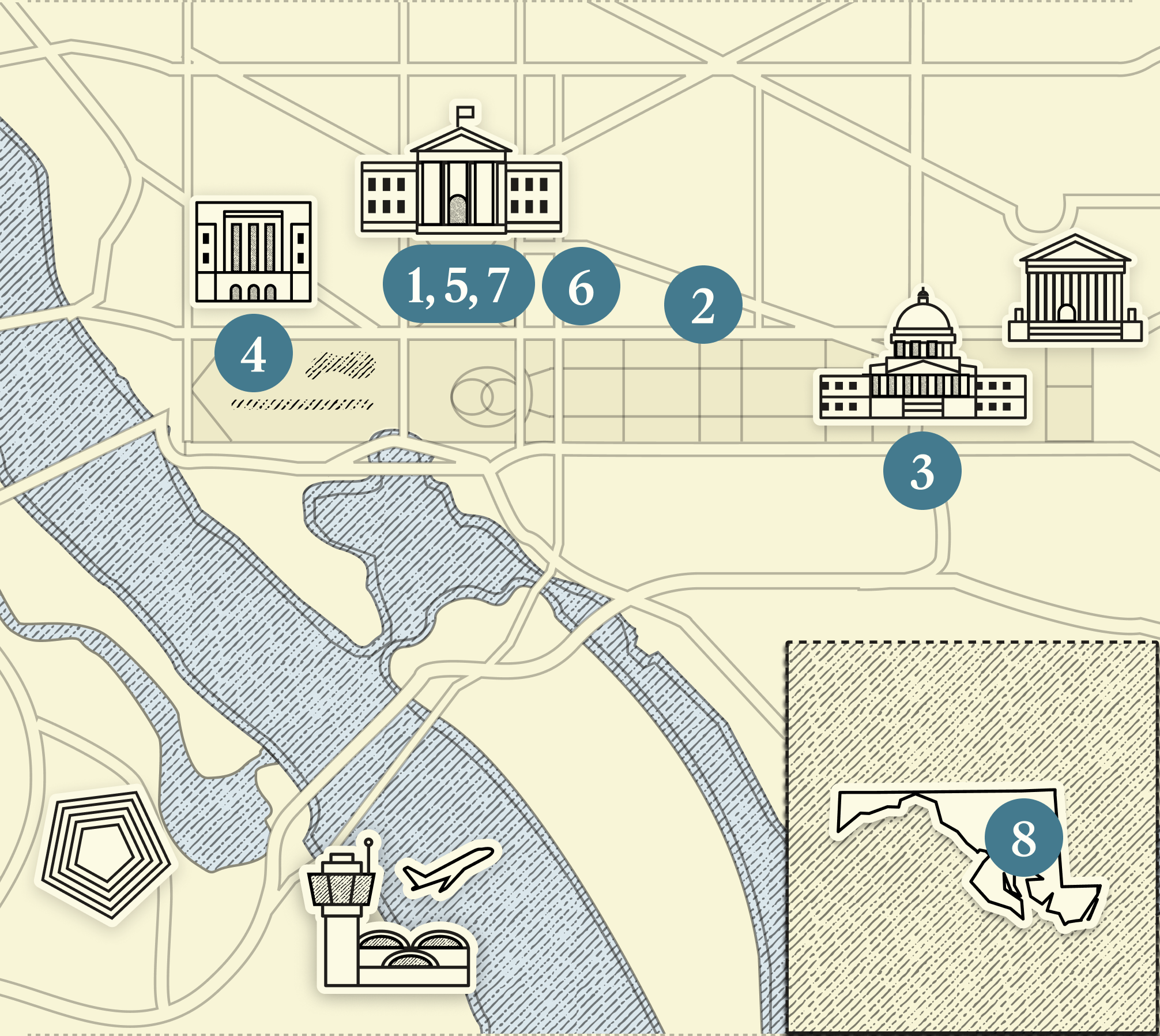 A map of DC.