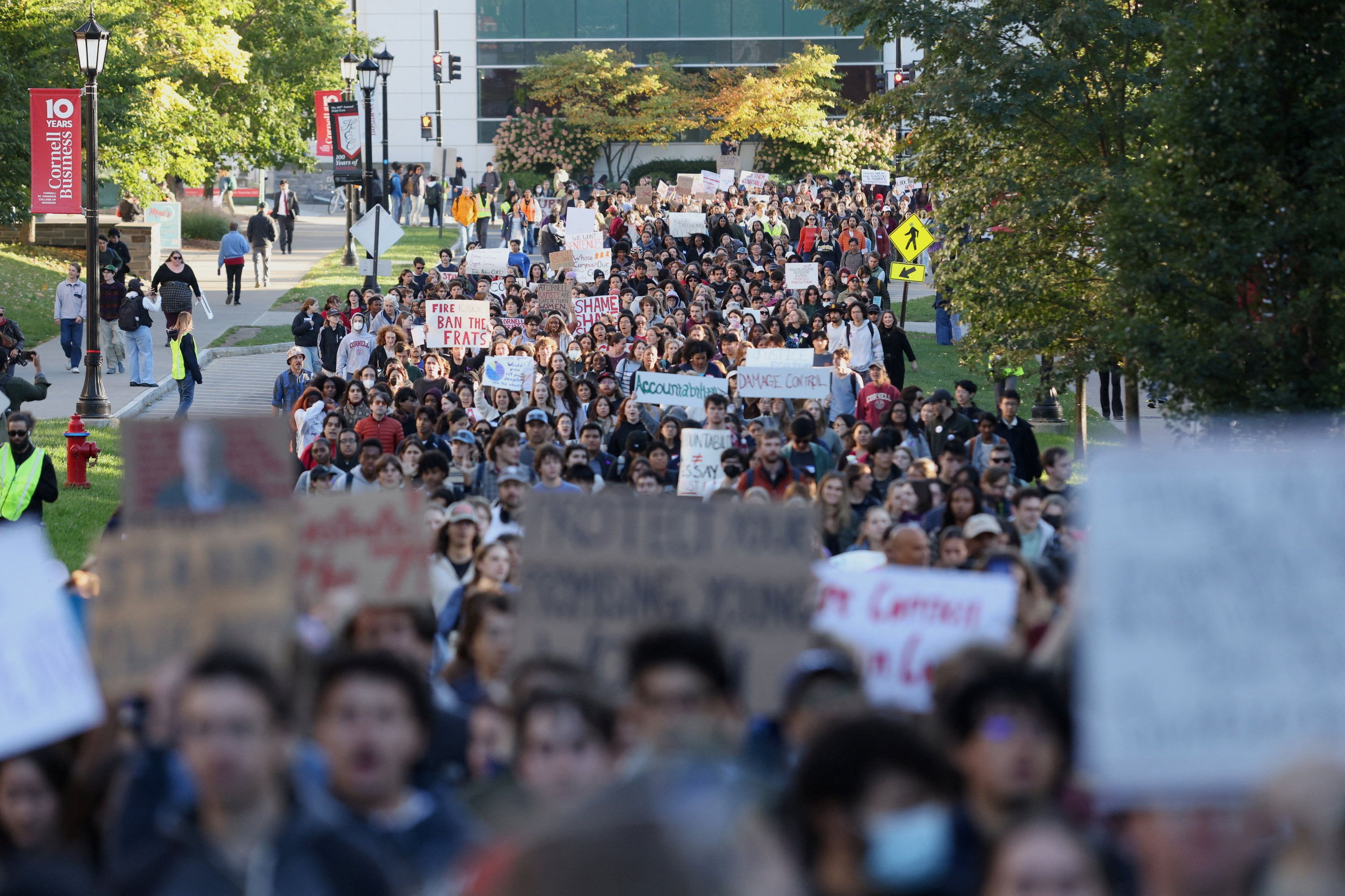 Protests at Cornell University