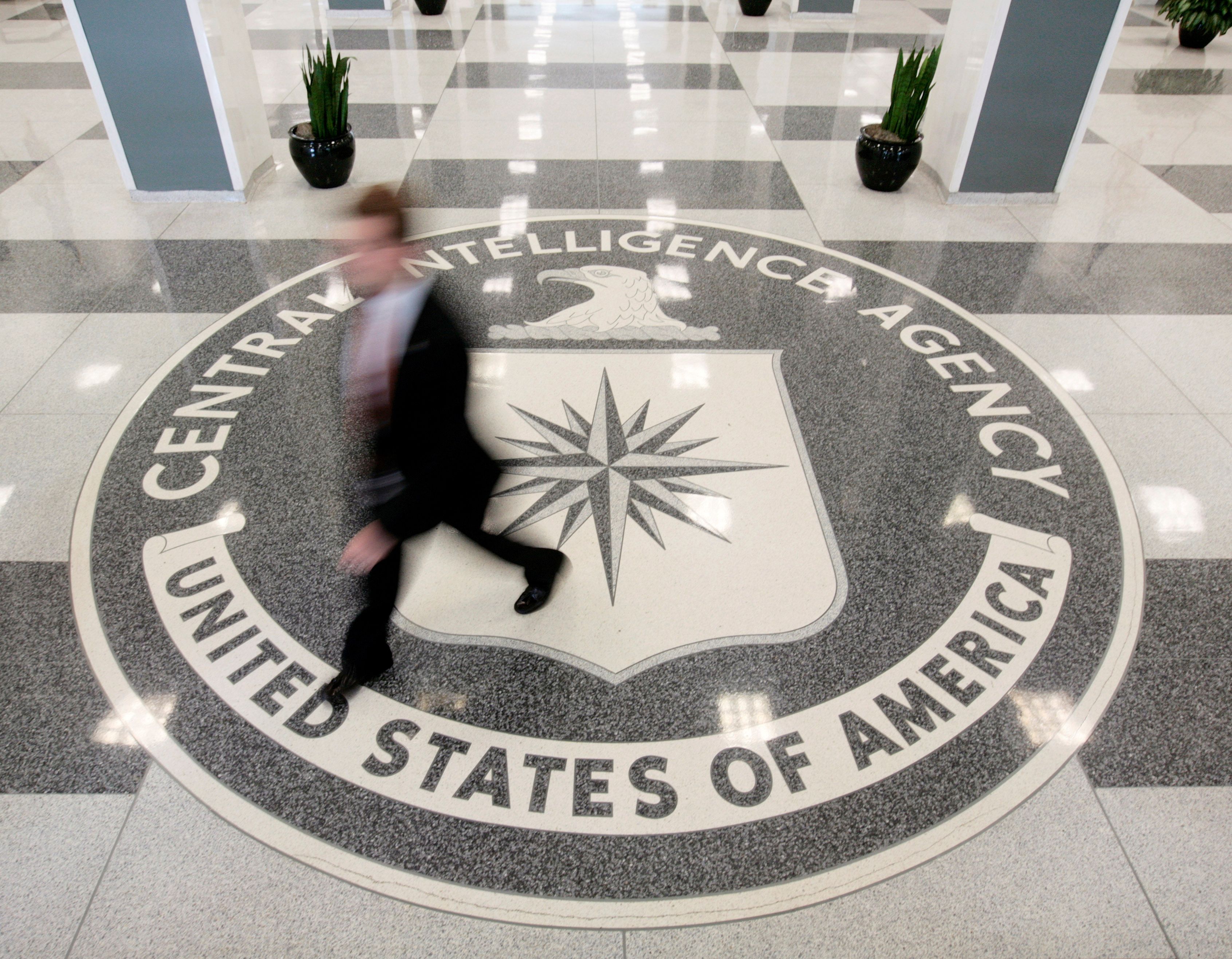 The lobby of the CIA Headquarters Building in Langley, Virginia, U.S. on August 14, 2008