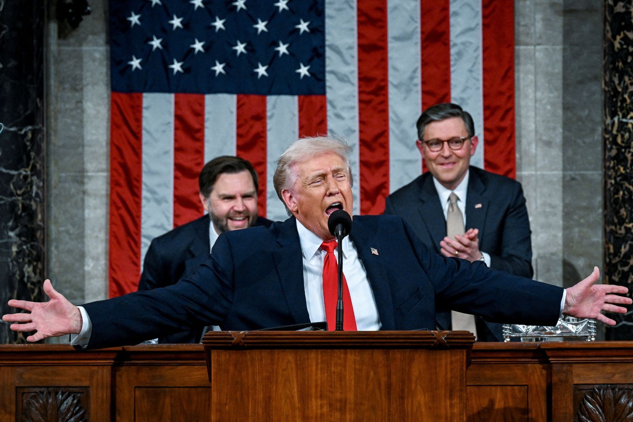Trump giving SOTU speech