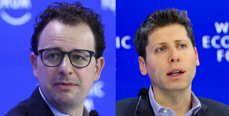 Anthropic CEO Dario Amodei and OpenAI CEO Sam Altman