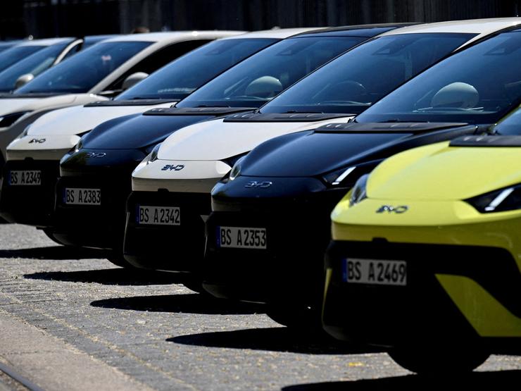 BYD Dolphin Surf electric cars.