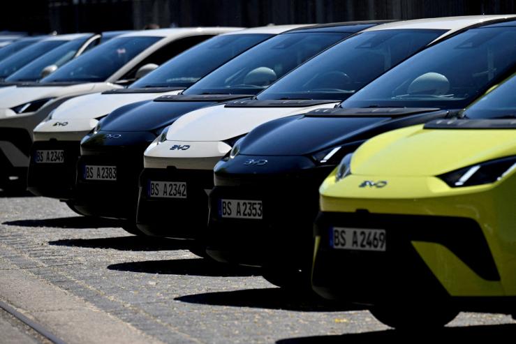 BYD Dolphin Surf electric cars.