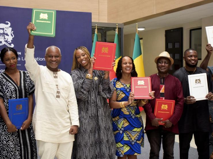 People with African heritage who obtained their Beninese nationality with help from director Spike Lee.