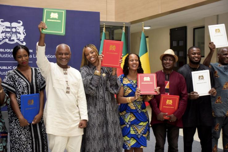 People with African heritage who obtained their Beninese nationality with help from director Spike Lee.