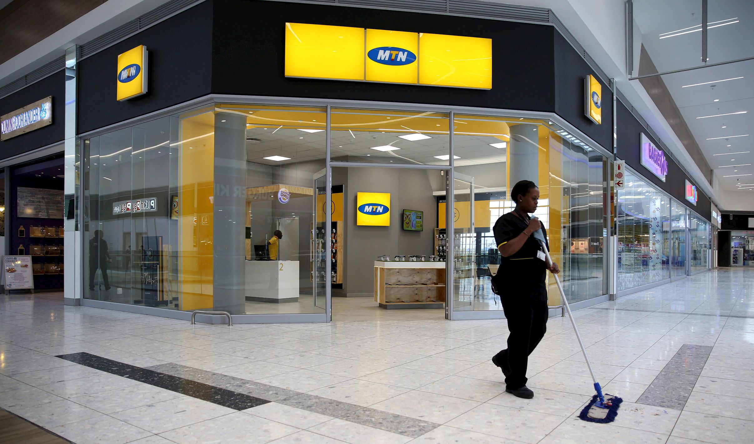 An MTN office in Johannesburg. 