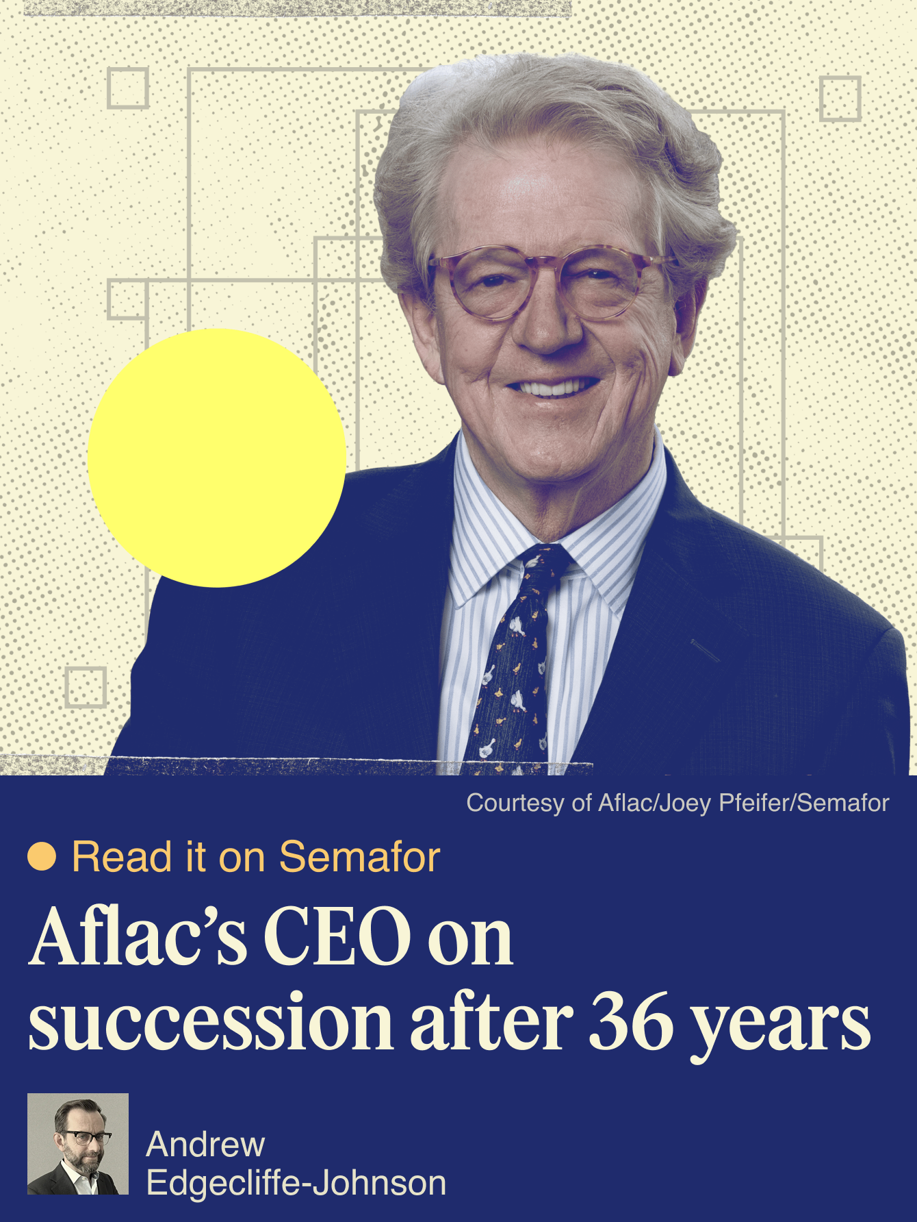 Aflac’s CEO on succession after 36 years
