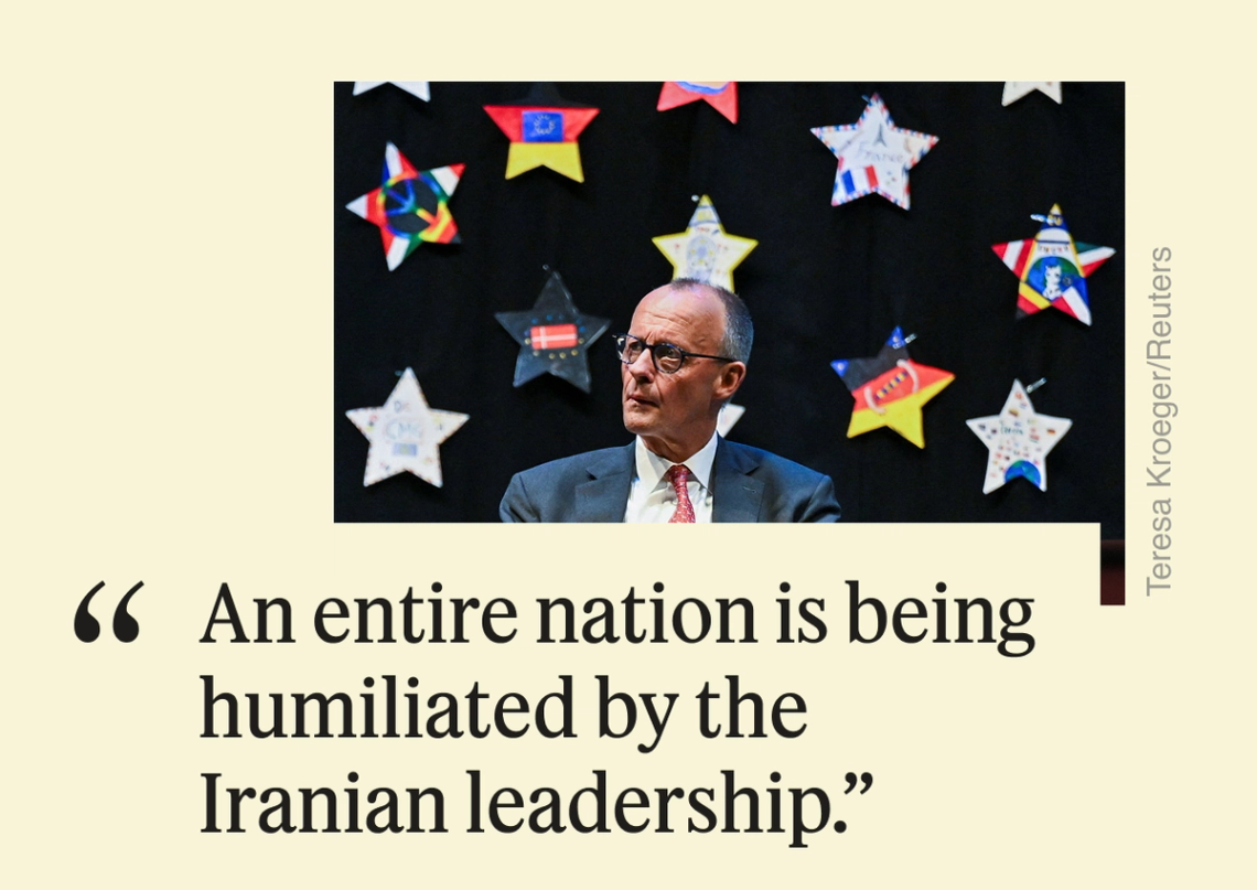 “An entire nation is being humiliated by the Iranian leadership.”